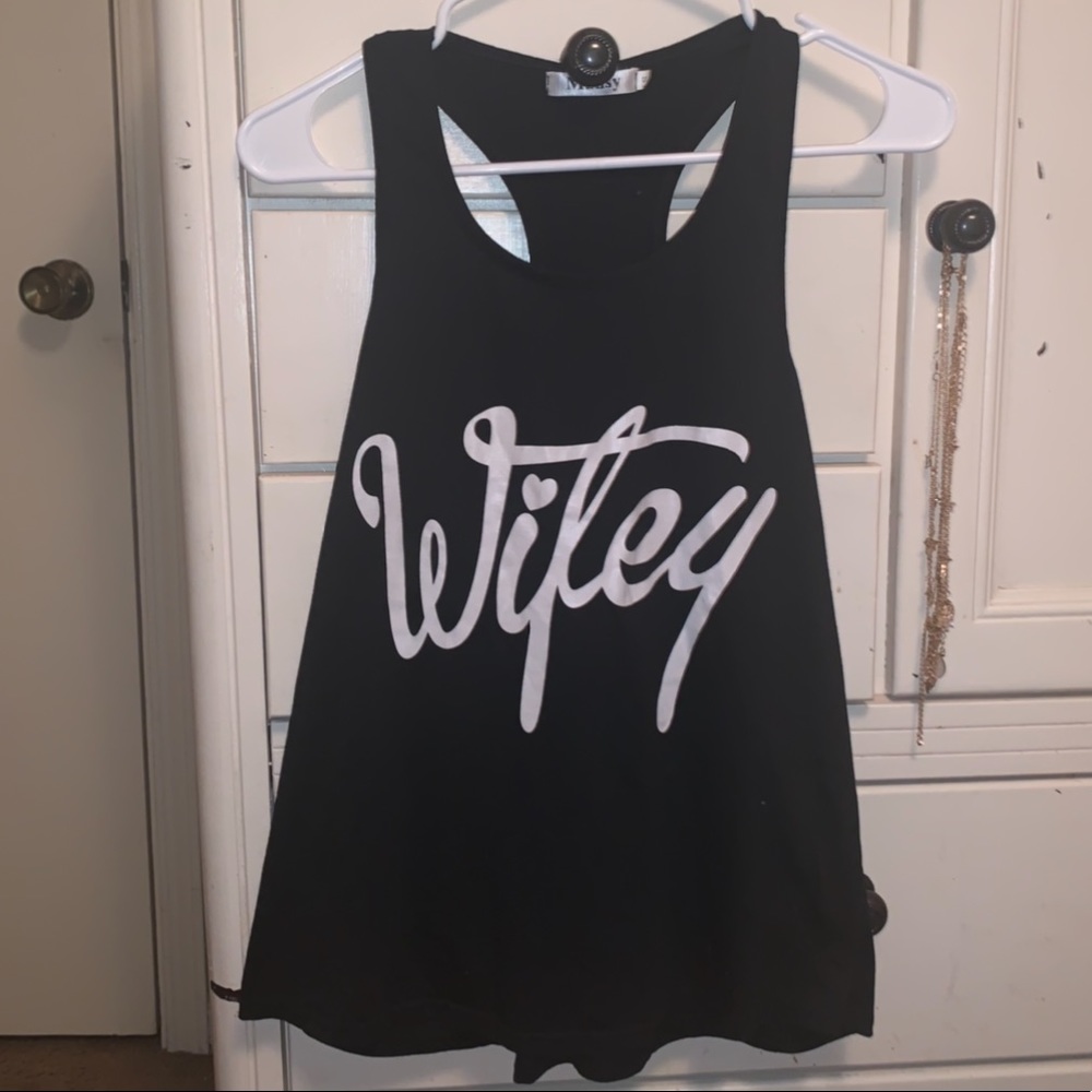Mansy- Wifey Racerback Tank Top - Picture 3 of 7